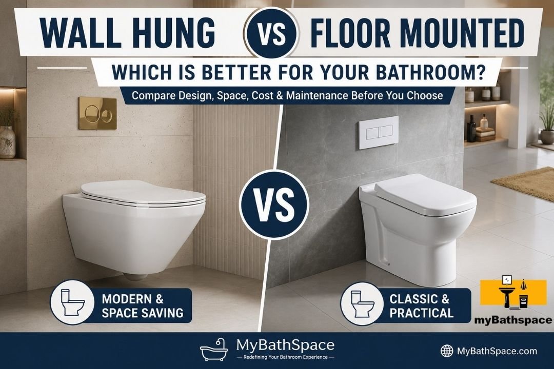 Wall Hung vs Floor Mounted Toilet: Which Is Better for Your Bathroom?